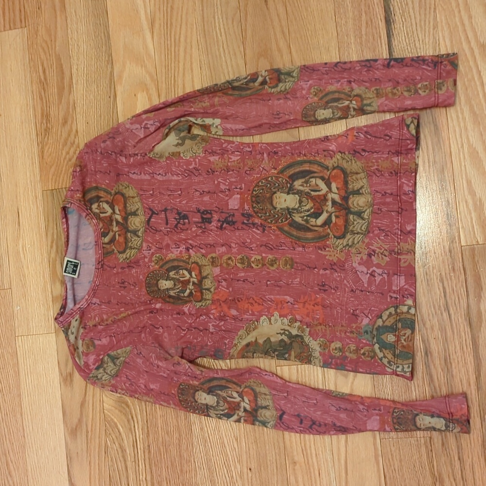 Nylon Long Sleeved Top